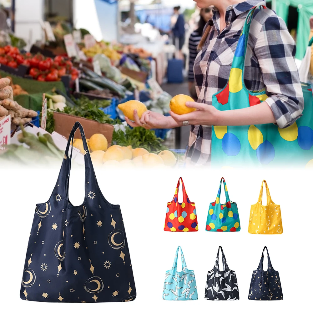 Practical Grocery Bag Reusable Foldable Shopping Bag Large Multi-Purpose Tote Bags Eco-Friendly Shopping Bags with Long Handles
Practical Grocery Bag Reusable Foldable Shopping Bag Large Multi-Purpose Tote Bags Eco-Friendly Shopping Bags with Long Handles