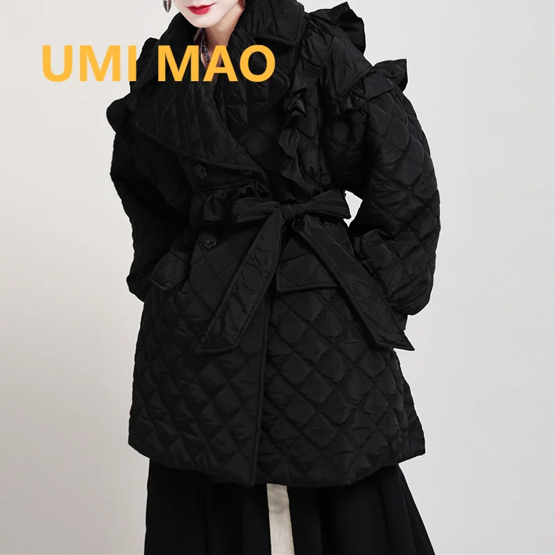 Женская Стеганая куртка UMI MAO, корейская модная свободная двухбортная куртка средней длины в стиле ретро с деревянными ушками, на шнуровке, ...
Женская Стеганая куртка UMI MAO, корейская модная свободная двухбортная куртка средней длины в стиле ретро с деревянными ушками, на шнуровке, ...