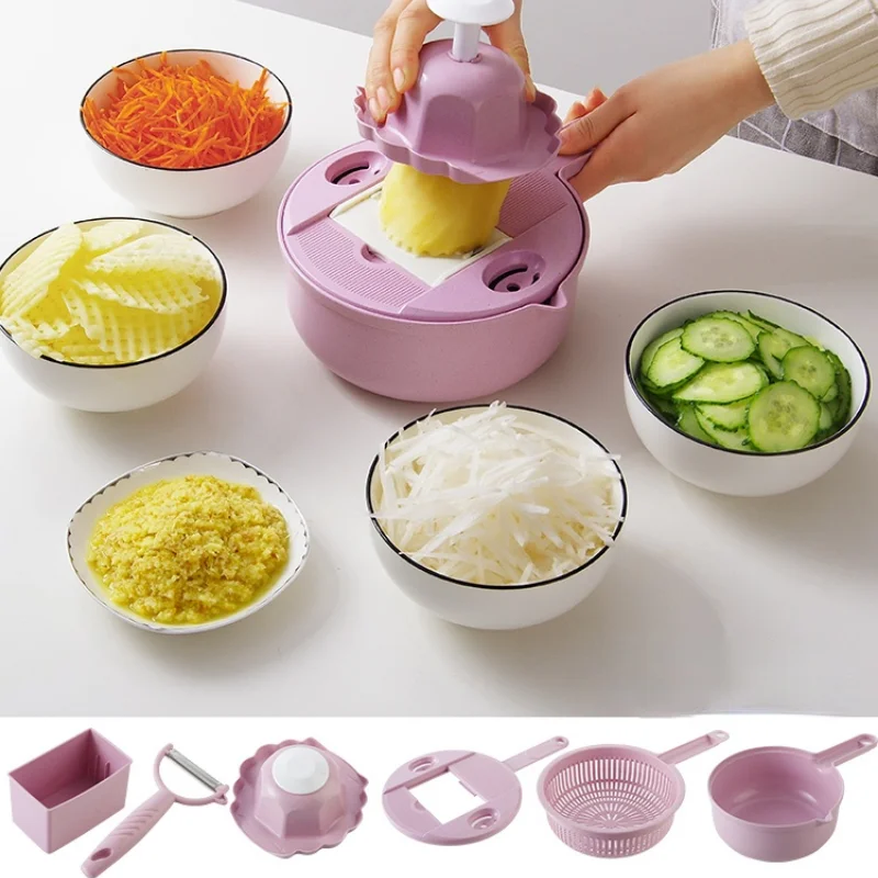 Mandolin Slicer Vegetable Slicer Potato Peeler Carrot Onion Grater Vegetable Cutter 12 In 1 Kitchen Tool Accessories
Mandolin Slicer Vegetable Slicer Potato Peeler Carrot Onion Grater Vegetable Cutter 12 In 1 Kitchen Tool Accessories