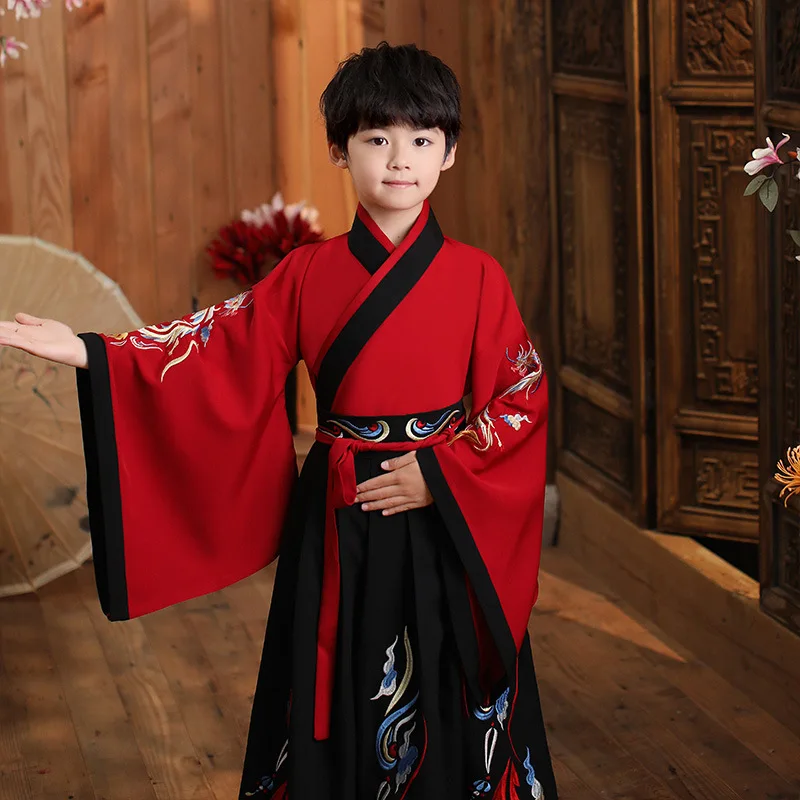 Children's Hanfu Male 2020 New Boy Costume Chinese Style Ancient Boy Suit Summer Chinese Style Tang Costume
Children's Hanfu Male 2020 New Boy Costume Chinese Style Ancient Boy Suit Summer Chinese Style Tang Costume