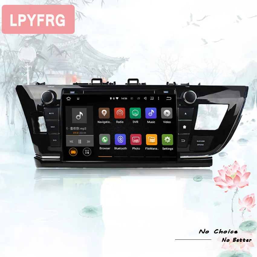 Автомагнитола 9 "на android 10 0 для TOYOTA Corolla 2013 2016 DVD gps navgationi BT 4G Wi Fi цифровое AM