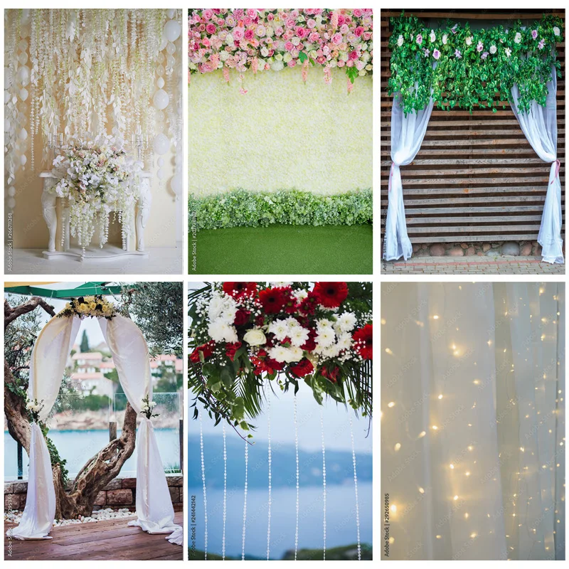 Vinyl Custommade Wedding Photography Backdrops Flower Wall Forest Danquet Theme Photo Background Studio Props 21126 HL-12
Vinyl Custommade Wedding Photography Backdrops Flower Wall Forest Danquet Theme Photo Background Studio Props 21126 HL-12