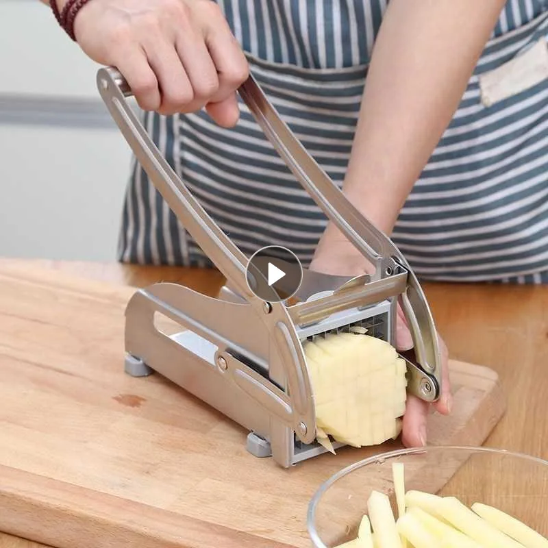 Stainless Steel Potato Cutting Machine French Fries Cutter Potato Slicer Chopper Cucumber Kitchen Accessory Manual Processor HWC
Stainless Steel Potato Cutting Machine French Fries Cutter Potato Slicer Chopper Cucumber Kitchen Accessory Manual Processor HWC