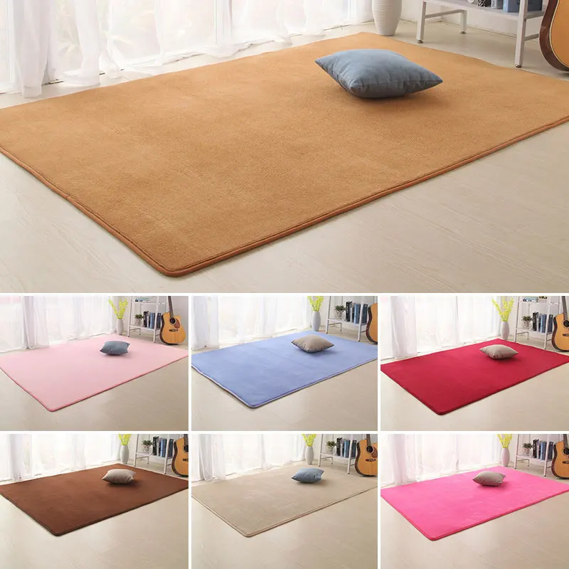 New Coral Velvet Carpet Solid Color Modern Living Room Area Carpet Bedroom Bedside Rug Tatami Crawling Mat Home Decoration
New Coral Velvet Carpet Solid Color Modern Living Room Area Carpet Bedroom Bedside Rug Tatami Crawling Mat Home Decoration