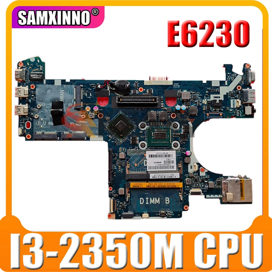 Original Laptop motherboard For DELL Latitude E6230 Core I3-2350M Mainboard CN-0H62PP 0H62PP QAM00 LA-7731P SLJ8A
Original Laptop motherboard For DELL Latitude E6230 Core I3-2350M Mainboard CN-0H62PP 0H62PP QAM00 LA-7731P SLJ8A