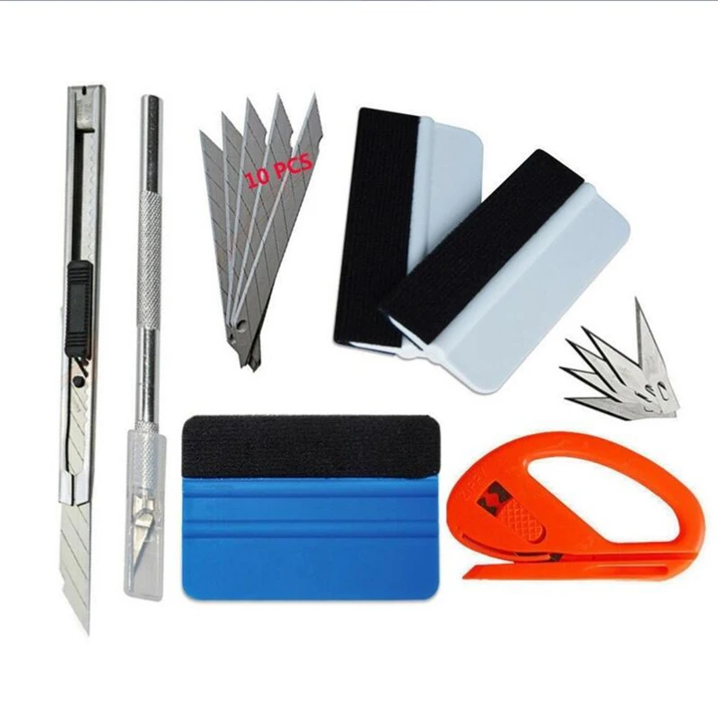 1/4/7 Car Color Change Film Tool Wrapping Felt Squeegee Cutter Installing Tool Kit Kit Auto Sticker Felt Squeegee Scraper
1/4/7 Car Color Change Film Tool Wrapping Felt Squeegee Cutter Installing Tool Kit Kit Auto Sticker Felt Squeegee Scraper