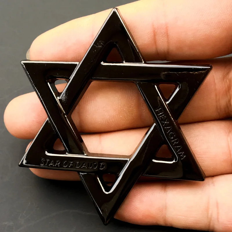 1pcs 3D metal Solomon Hexagram Judaism goddess Totem logo emblem sticker Badge car Styling for Star of David Auto Accessories
1pcs 3D metal Solomon Hexagram Judaism goddess Totem logo emblem sticker Badge car Styling for Star of David Auto Accessories