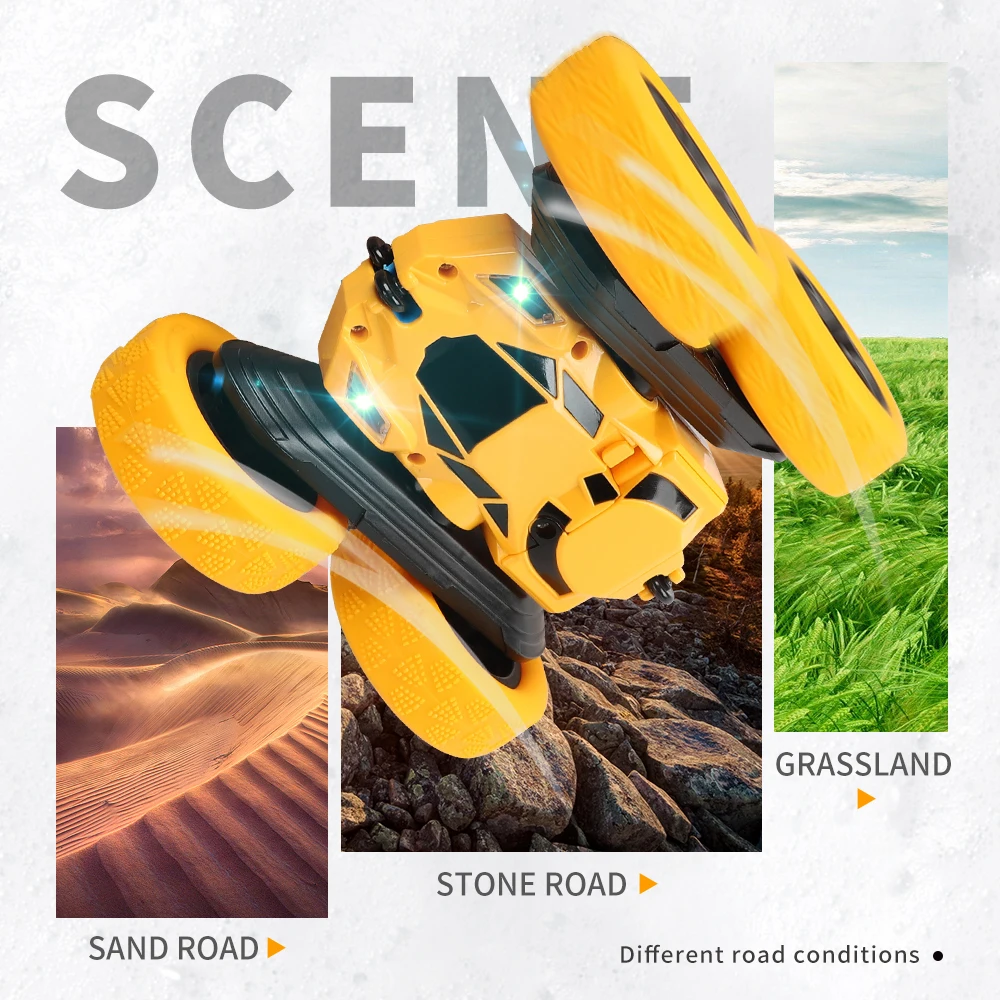 2021 NEW Remote Control Car Toy 4WD Stunt Double-sided Vehicle Toy Anti-falling Off-road Drift Car Toy 
2021 NEW Remote Control Car Toy 4WD Stunt Double-sided Vehicle Toy Anti-falling Off-road Drift Car Toy