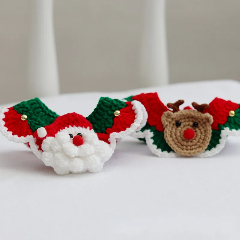 Pet Collar Knitted Collars Woolen Collars Cats and Dogs Collars Christmas New Year Collars Collars Ornaments Dog Accessories
Pet Collar Knitted Collars Woolen Collars Cats and Dogs Collars Christmas New Year Collars Collars Ornaments Dog Accessories