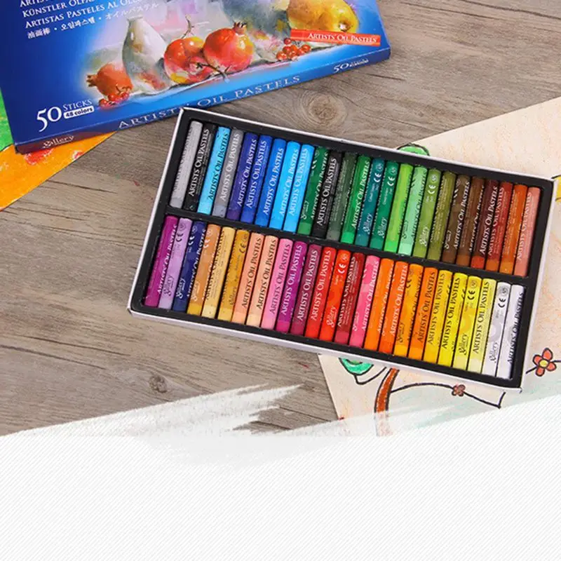 48 Colors Oil Pastel for Artist Student Graffiti Soft Pastel Painting Drawing Pen School Stationery
48 Colors Oil Pastel for Artist Student Graffiti Soft Pastel Painting Drawing Pen School Stationery