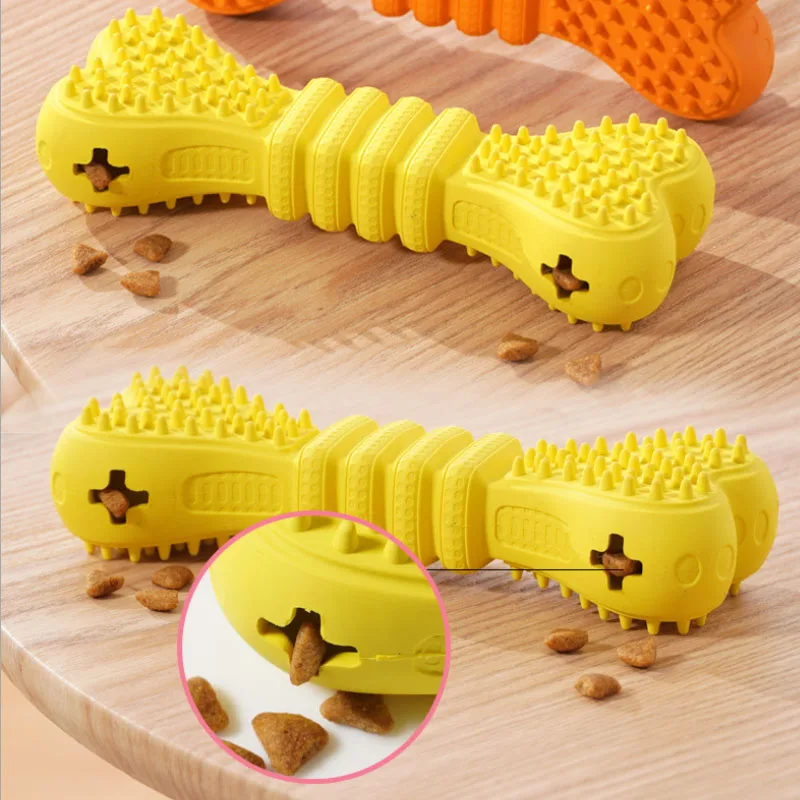 Pet Dog Toys Extra-Tough Bite Resistant Rubber Interactive Elasticity Cat Chew Puppy Can Stuffed Food Tooth Cleaning Supplies
Pet Dog Toys Extra-Tough Bite Resistant Rubber Interactive Elasticity Cat Chew Puppy Can Stuffed Food Tooth Cleaning Supplies