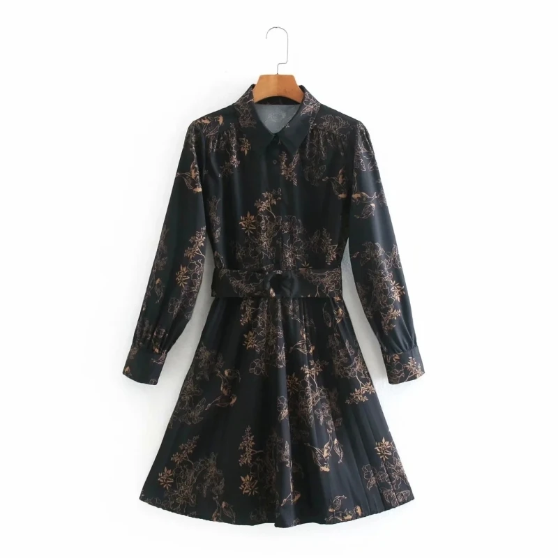 Nice New Spring Women Flower Print Pressed Pleat Hem Chiffon Mini Dress Female Nine Quarter Sleeve Clothes Casual Vestido D7092
Nice New Spring Women Flower Print Pressed Pleat Hem Chiffon Mini Dress Female Nine Quarter Sleeve Clothes Casual Vestido D7092