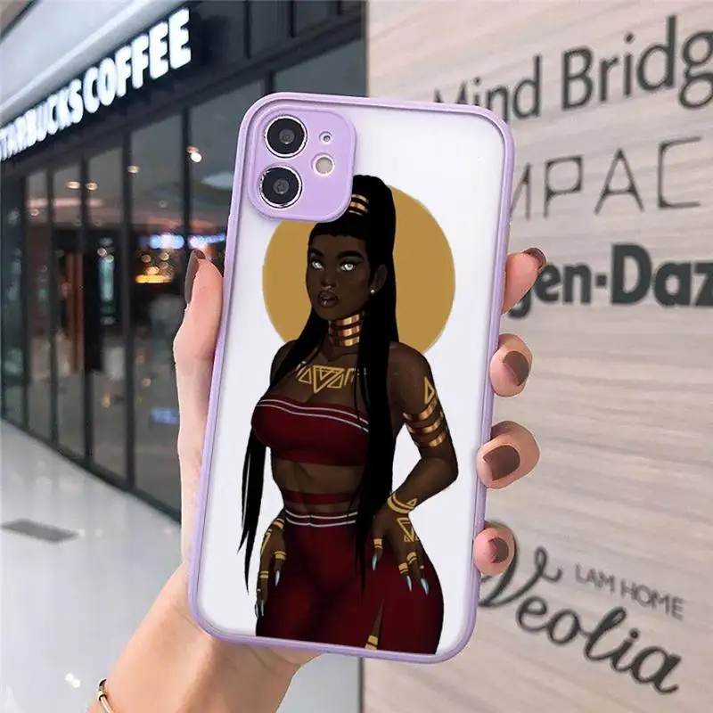 Afro Girls Black Women Art Phone Cases Matte For iPhone 12 Mini 11 Pro XR XS Max 7 8 Plus X Hard PC Back Cover
Afro Girls Black Women Art Phone Cases Matte For iPhone 12 Mini 11 Pro XR XS Max 7 8 Plus X Hard PC Back Cover