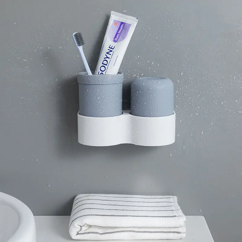 Multi-role Wall Mounted Toothbrush Holder Toothpaste Mouth Cup Waterproof Bathroom Storage Shelf Portable Travel Toothbrush Box
Multi-role Wall Mounted Toothbrush Holder Toothpaste Mouth Cup Waterproof Bathroom Storage Shelf Portable Travel Toothbrush Box