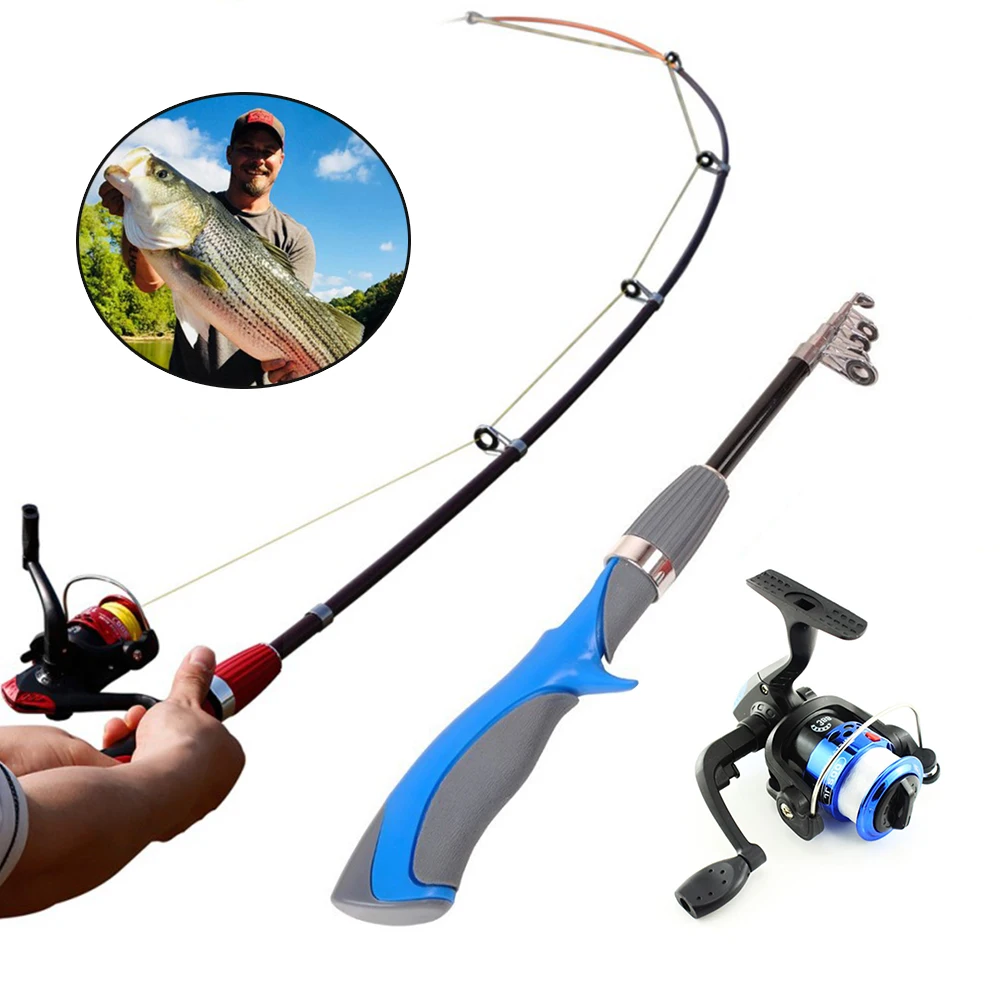 Fishing Rod and Reel Set Casting Fishing Rods Carbon Light Rod with Mini Spinning Reels Fishing Tackle Set Tools
Fishing Rod and Reel Set Casting Fishing Rods Carbon Light Rod with Mini Spinning Reels Fishing Tackle Set Tools