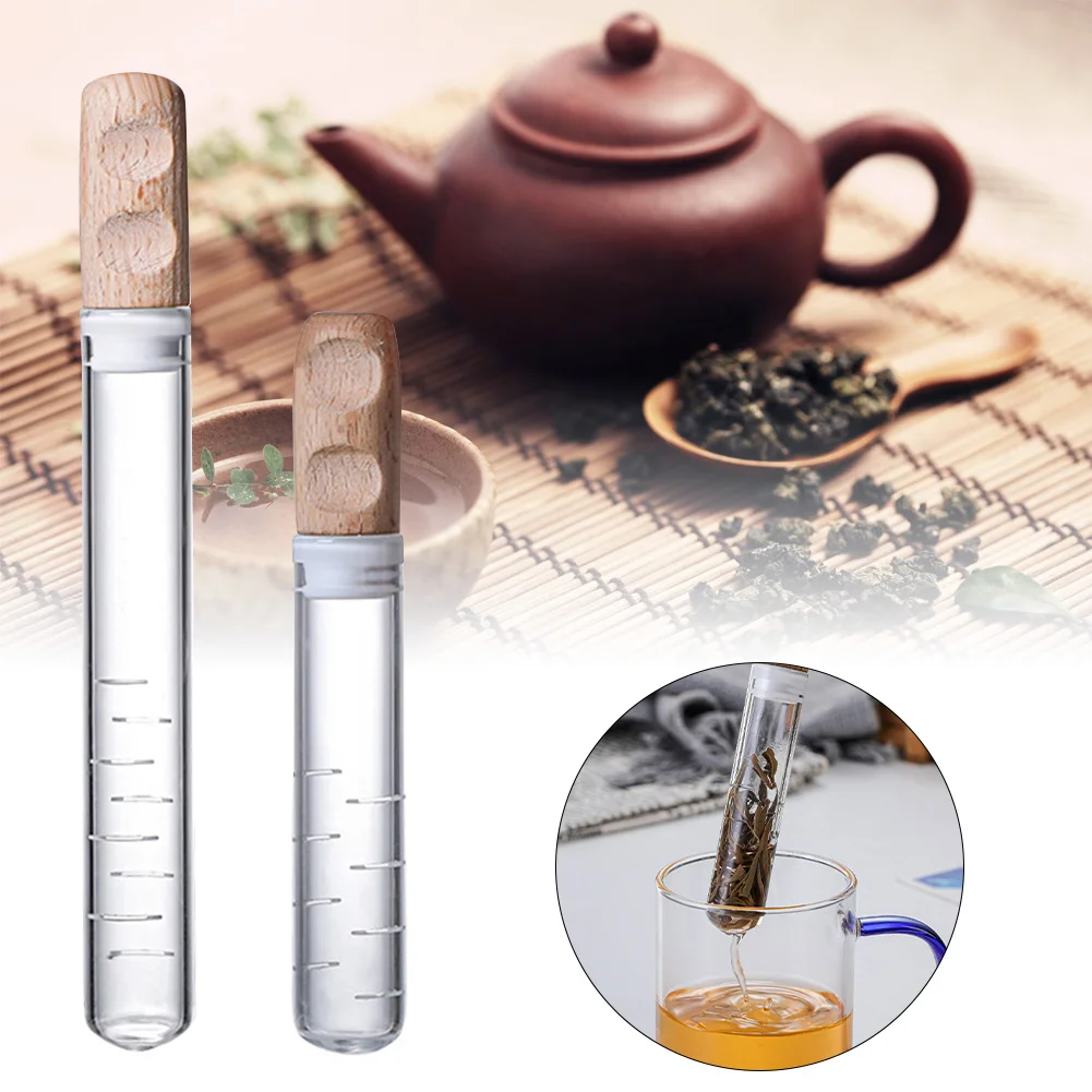 Glass Tube Tea Strainer Transparent Mini Tea Infuser Filter with Cork Lid Brewing Test Tube for Loose Tea Herb
Glass Tube Tea Strainer Transparent Mini Tea Infuser Filter with Cork Lid Brewing Test Tube for Loose Tea Herb