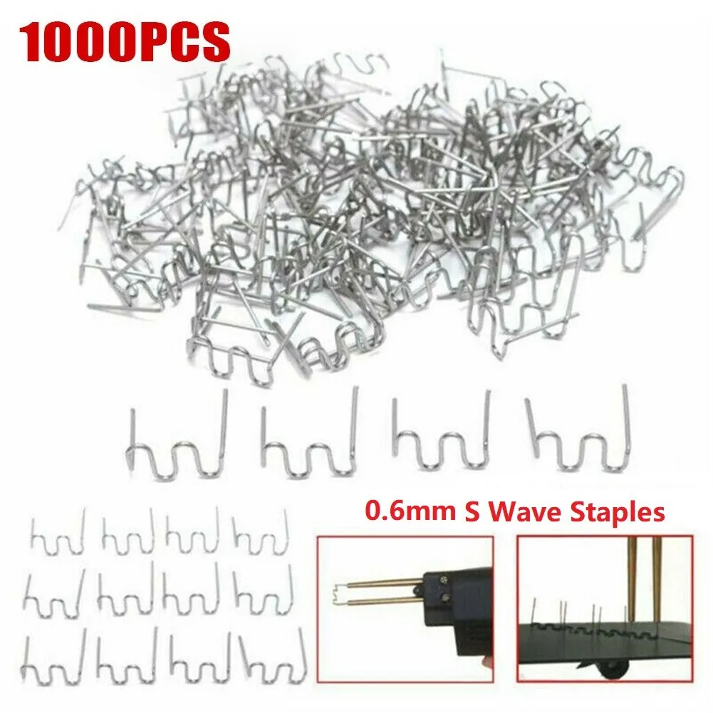 1000Pcs 0.6mm Nails Gun With Welding Nails Car Bumper Repair Welding Tools, Plastic Repairing Machine Nails Wave Stapler Repair
1000Pcs 0.6mm Nails Gun With Welding Nails Car Bumper Repair Welding Tools, Plastic Repairing Machine Nails Wave Stapler Repair