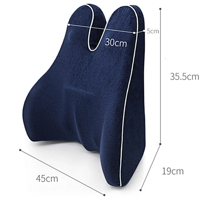 Big Car Pillow Lumbar Support Low Back pain Pillow Memory Cotton Seat Support Seat Back Orthopedic Traction Pillow Chair Cushion
Big Car Pillow Lumbar Support Low Back pain Pillow Memory Cotton Seat Support Seat Back Orthopedic Traction Pillow Chair Cushion