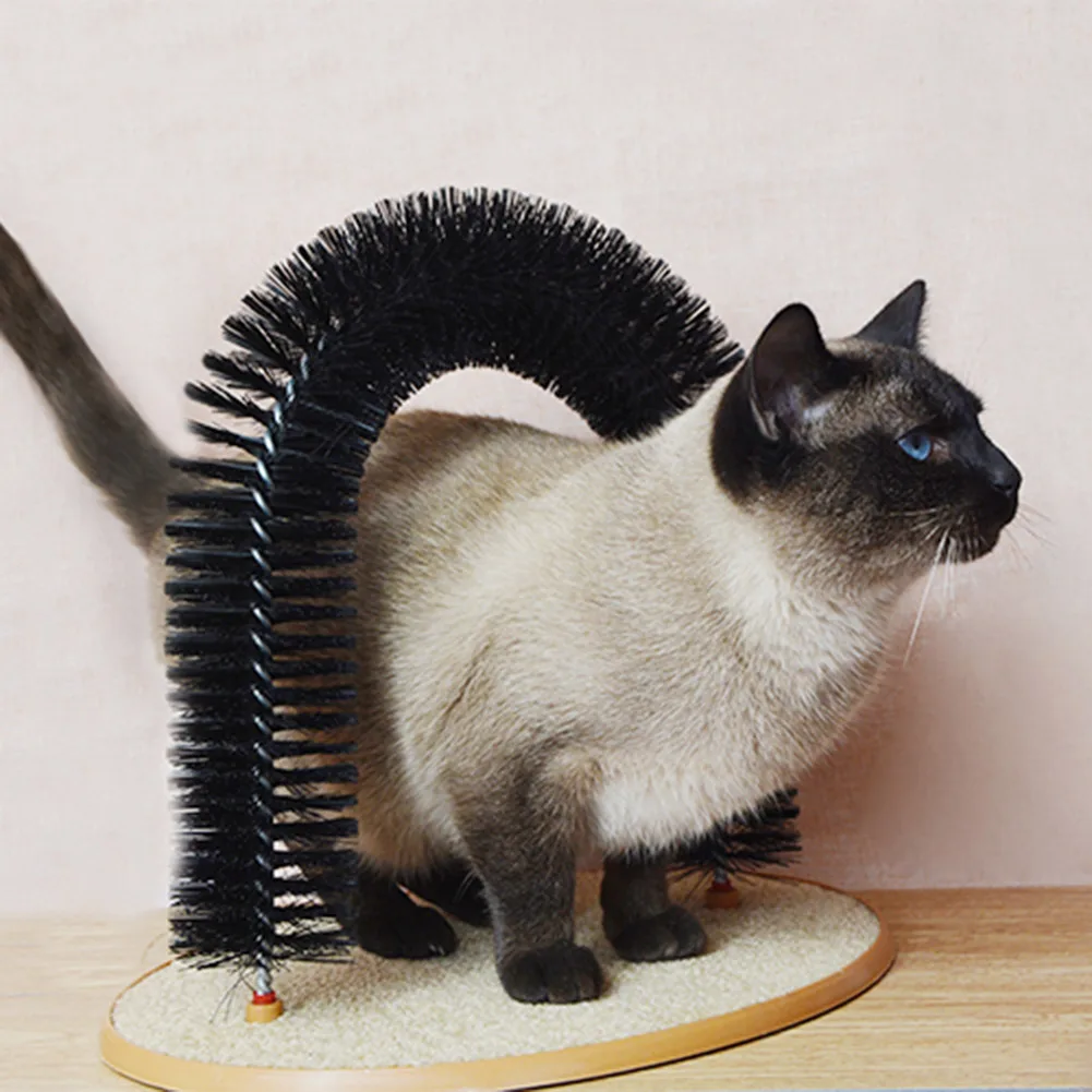 Funny Pet Massage Arch Automatic Brush Cats Toy Anti-skid Scratching Device Hair Cleaning Brush Pet Itching Grooming Supplies
Funny Pet Massage Arch Automatic Brush Cats Toy Anti-skid Scratching Device Hair Cleaning Brush Pet Itching Grooming Supplies