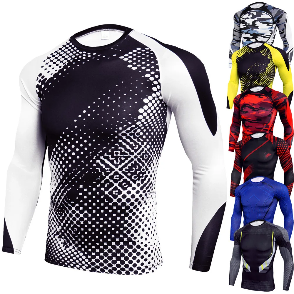 Spring and Autumn New Men's Sports T-shirt Slim Long Sleeve Round Neck Casual Man's T-shirt Running Training Fitness Tracksuit
Spring and Autumn New Men's Sports T-shirt Slim Long Sleeve Round Neck Casual Man's T-shirt Running Training Fitness Tracksuit