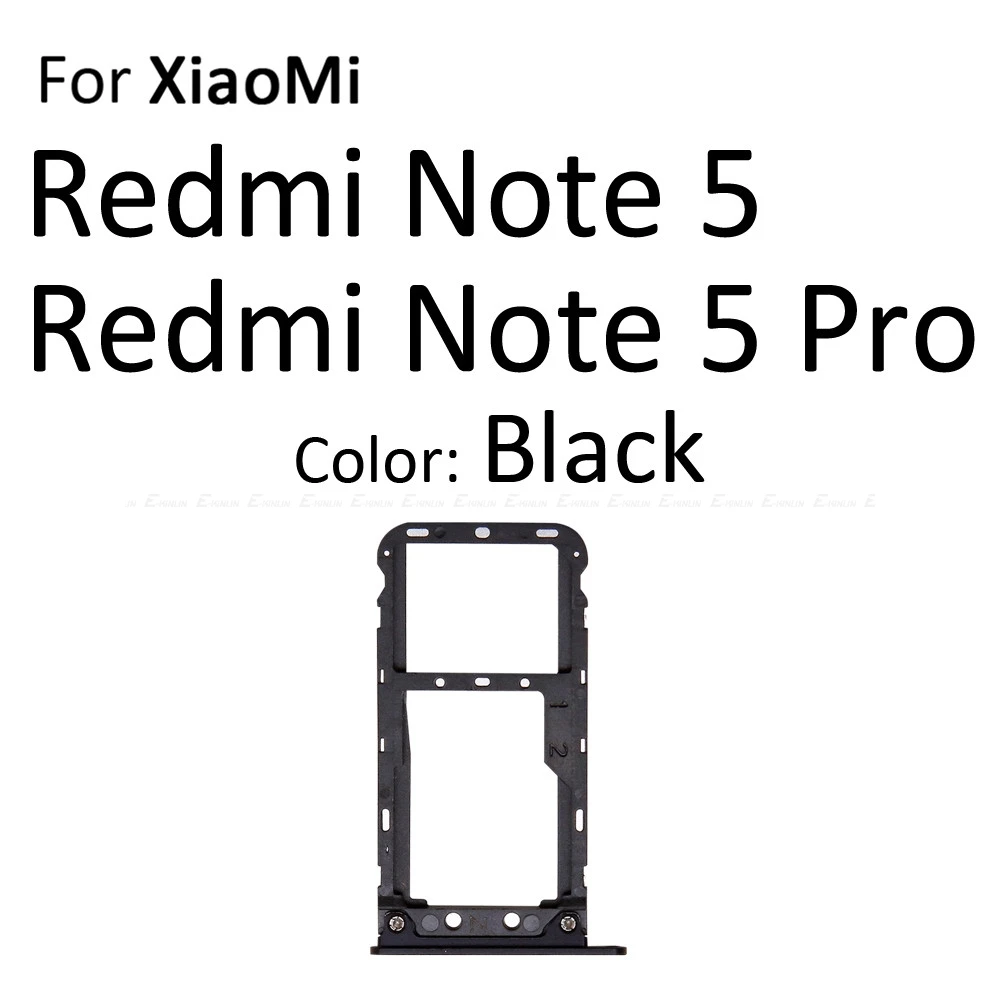 Лоток для sim карты Гнездо Слот ридер адаптер XiaoMi Redmi 5 Plus Note Pro Micro SD держатель