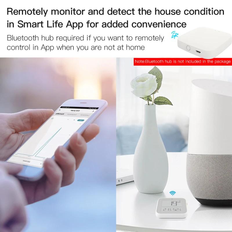 Tuya Zigbee Smart Brightness Thermometer Smart Home Smart Life APP Real-time Light Sensitive Temperature And Humidity Detector
Tuya Zigbee Smart Brightness Thermometer Smart Home Smart Life APP Real-time Light Sensitive Temperature And Humidity Detector