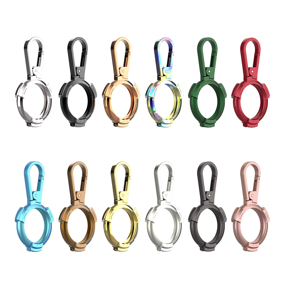 Защитный металлический чехол, совместимый с Airtag, с крючком для ключей, легкий и компактный 
Защитный металлический чехол, совместимый с Airtag, с крючком для ключей, легкий и компактный