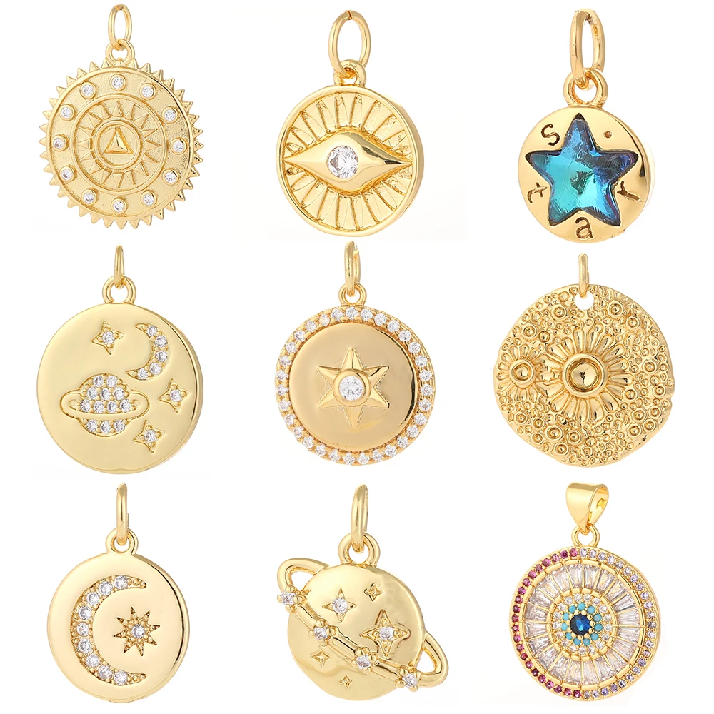 Moon Star Pendants Charms For Jewelry Making Supplies Gold Design Charms Diy Earring Bracelet Necklace Copper Zircon Accessories
Moon Star Pendants Charms For Jewelry Making Supplies Gold Design Charms Diy Earring Bracelet Necklace Copper Zircon Accessories
