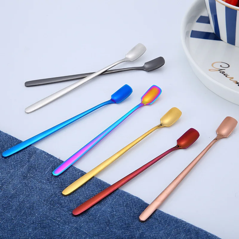 304 Stainless Steel Coffee Stirring Spoon Flat Shovel Spade 15 Cm Short Handle Spoon Teaspoon Ice Cream Honey Spoon Ice Scoop
304 Stainless Steel Coffee Stirring Spoon Flat Shovel Spade 15 Cm Short Handle Spoon Teaspoon Ice Cream Honey Spoon Ice Scoop