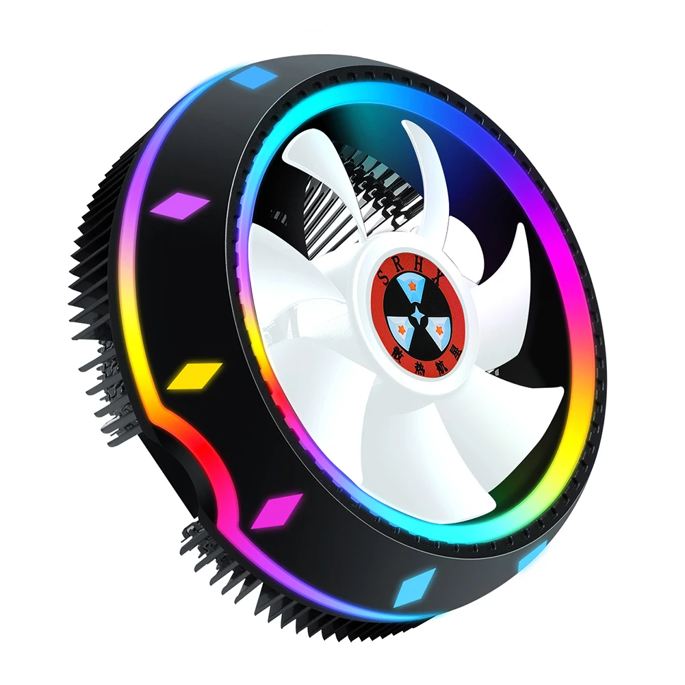 PC Computer Case Fan RGB LED Quiet 100mm Air CPU Cooler Cooling Fan Silent Heatsink for Intel AMD Radiator Air Cooling 38 CFM
PC Computer Case Fan RGB LED Quiet 100mm Air CPU Cooler Cooling Fan Silent Heatsink for Intel AMD Radiator Air Cooling 38 CFM