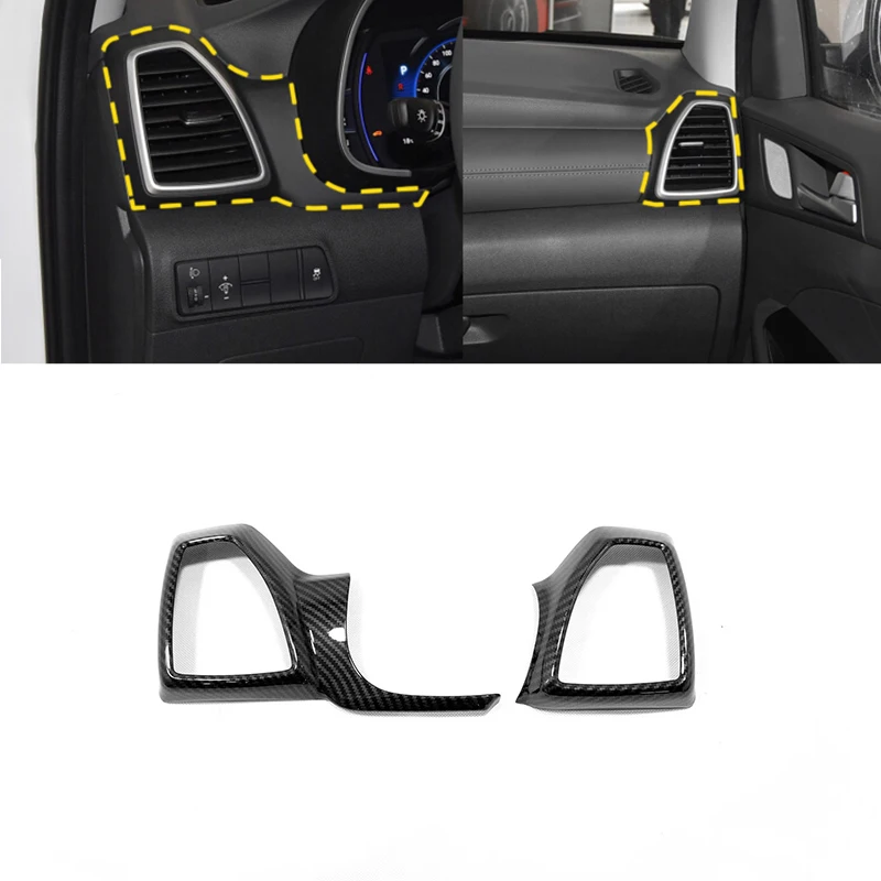 For Hyundai Tucson 2019 2020 ABS Matte/Carbon fiber Car Left And Right Air Outlet Cover Trim Sticker Car Styling Accessories
For Hyundai Tucson 2019 2020 ABS Matte/Carbon fiber Car Left And Right Air Outlet Cover Trim Sticker Car Styling Accessories