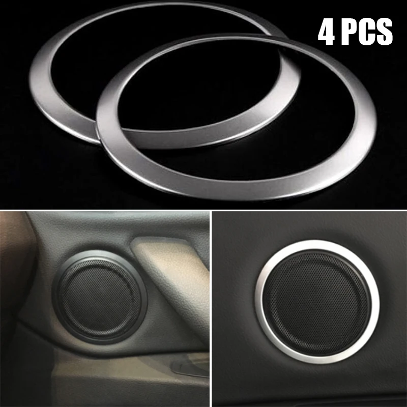 4pcs/set Car Stainless Front & Rear Door Speaker Cover Ring Trim Interior Accessories For BMW X1 F48 16-18
4pcs/set Car Stainless Front & Rear Door Speaker Cover Ring Trim Interior Accessories For BMW X1 F48 16-18