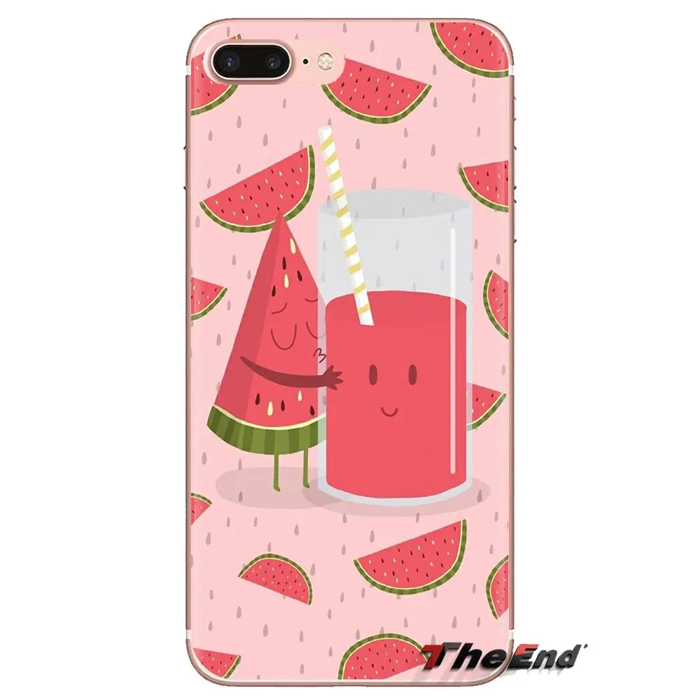 Watermelon Melon For Huawei G7 G8 P7 P8 P9 P10 P20 P30 Lite Mini Pro P Smart Plus 2017 2018 2019 Transparent Soft Cases Covers |