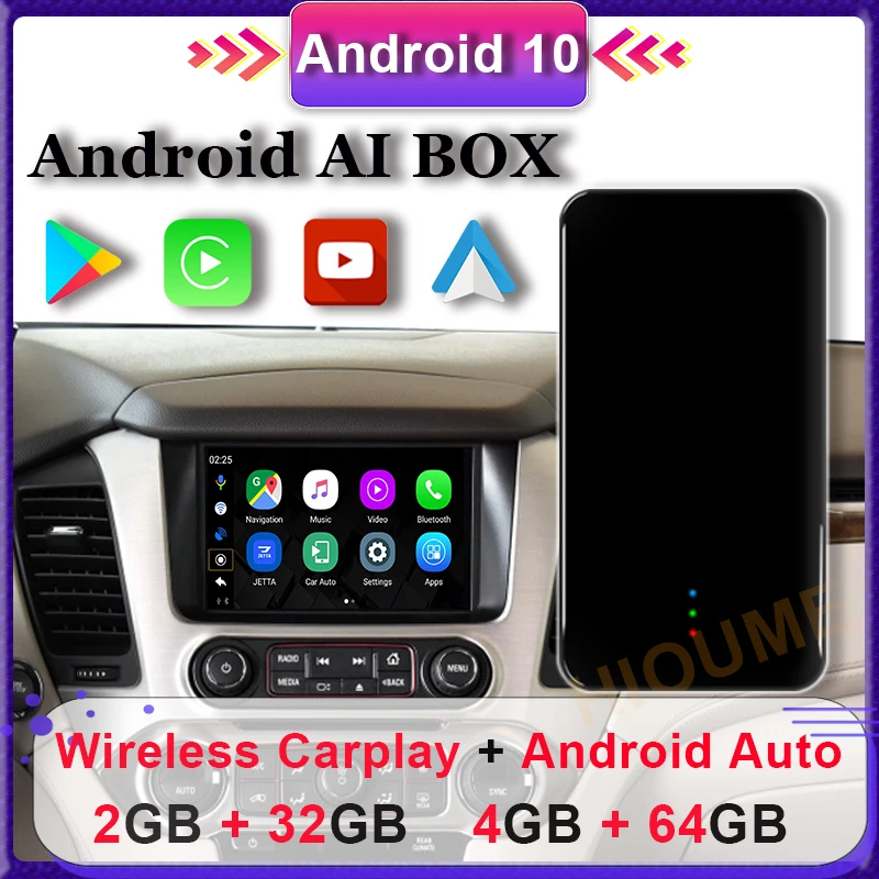 New Version 4+64G Apple Carplay Ai Box Android 10 System Car Multimedia Player Wireless Mirror Link Apple Carplay Box
New Version 4+64G Apple Carplay Ai Box Android 10 System Car Multimedia Player Wireless Mirror Link Apple Carplay Box