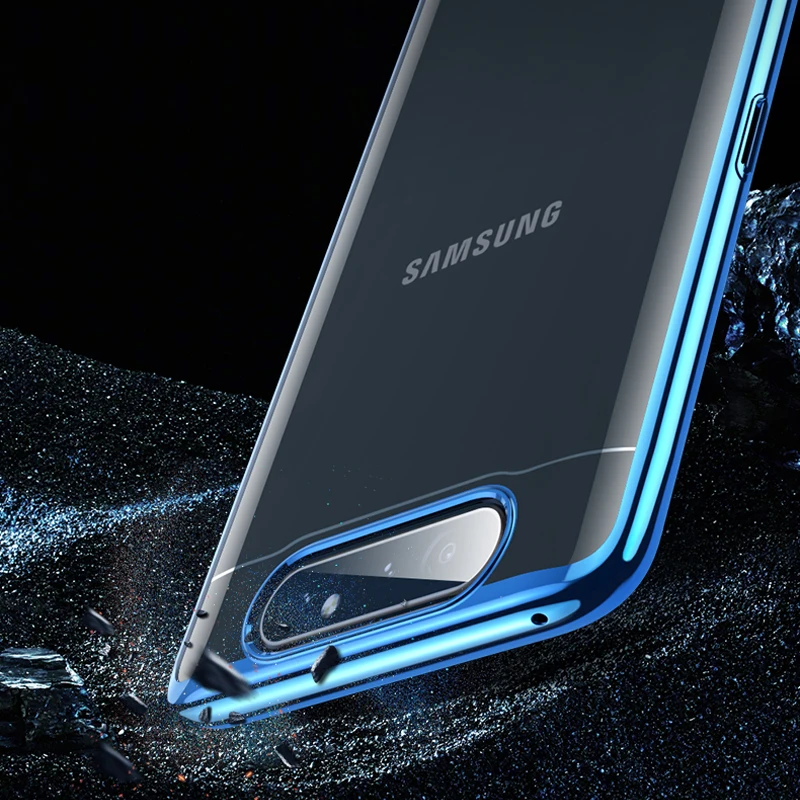 For Samsung A80 Clear Case 3-in-1 Protective Armor Hard Back Cover For Samsung Galaxy A80 2021Transparent Plating Phone Cases 
For Samsung A80 Clear Case 3-in-1 Protective Armor Hard Back Cover For Samsung Galaxy A80 2021Transparent Plating Phone Cases