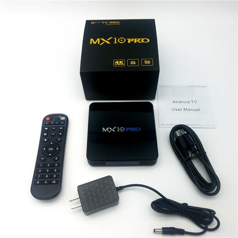 

MX10 Pro LED Android 7.1 TV BOX RK3328 Quad-Core 4GB RAM 32GB ROM 4K HDR Smart Box 2.4G/5G WIFI USB 3.0 Bluetooth Media Player