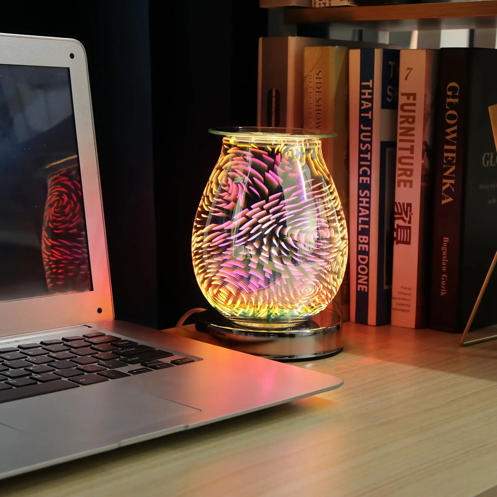 3D Electric Essential Oil Burners Candle Aromatherapy LampNight Light Wax Melter Aroma Lamp Diffuser Gift Home Decor | Дом и сад