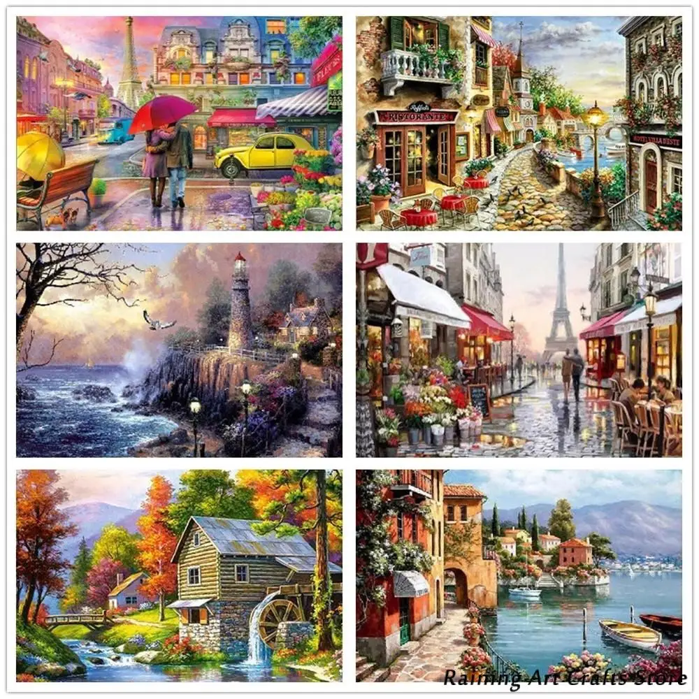 5D Diy Diamond Painting City Street Landscape Embroidery Full Round Square Drill Cross Stitch Kits Mosaic Pictures Home Decor
5D Diy Diamond Painting City Street Landscape Embroidery Full Round Square Drill Cross Stitch Kits Mosaic Pictures Home Decor