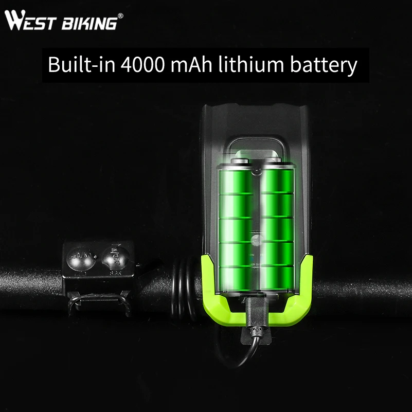 4000mAh Smart Induction Bicycle Front Light Set USB Rechargeable 800 Lumen LED Bike Light with Horn Bike Lamp Cycling FlashLight
4000mAh Smart Induction Bicycle Front Light Set USB Rechargeable 800 Lumen LED Bike Light with Horn Bike Lamp Cycling FlashLight