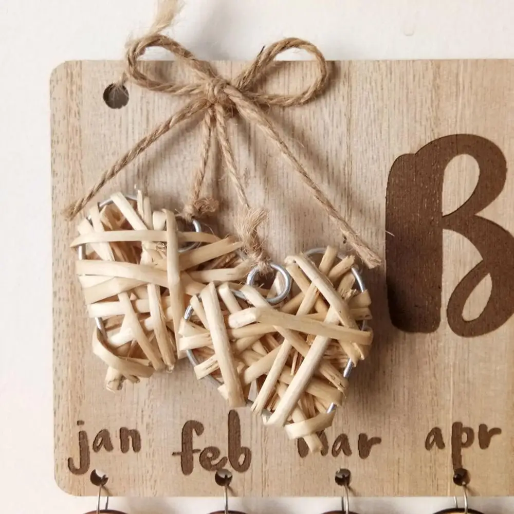 Birthdays Calendar Hanging Board Home Reminder Decor Wooden Ornament New Year Decoration Supervise Gift 
Birthdays Calendar Hanging Board Home Reminder Decor Wooden Ornament New Year Decoration Supervise Gift
