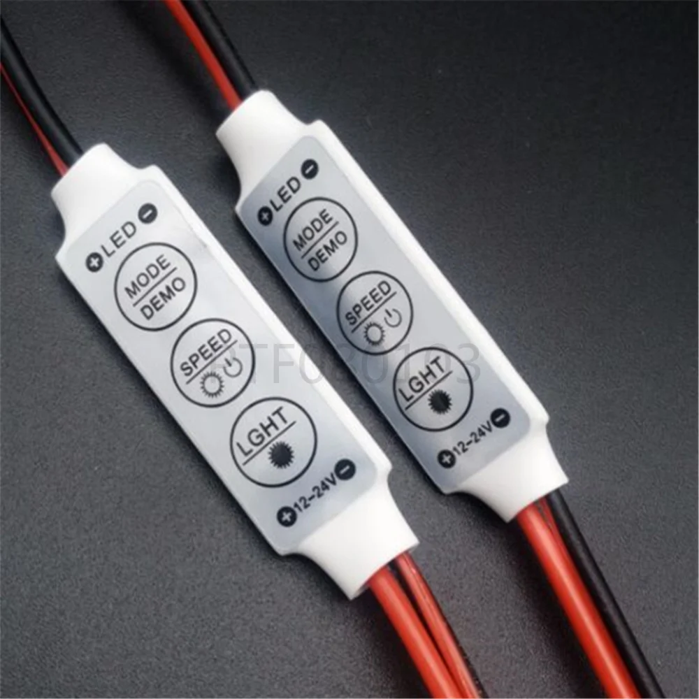 20PCS DC12V 24V Mini Led Dimmer Controller 3 Keys 6A to Control Single Color Led Strip Light SMD 3528 5050 5630 free shipping
20PCS DC12V 24V Mini Led Dimmer Controller 3 Keys 6A to Control Single Color Led Strip Light SMD 3528 5050 5630 free shipping