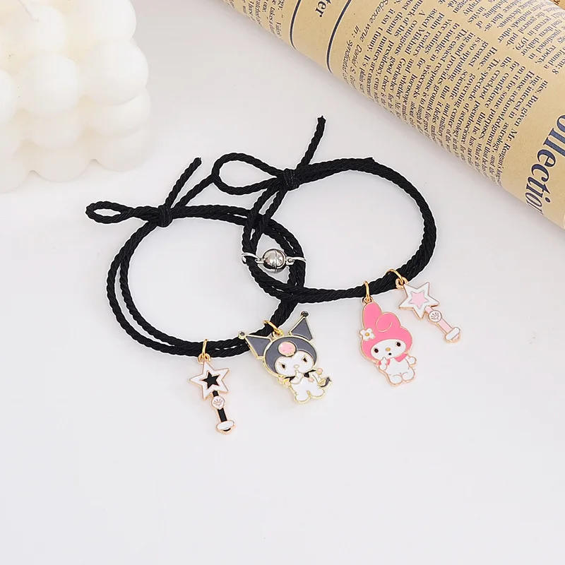2pcs\Set Cute Cartoon Couple Bracelet Magnet Ball Hand Men and Women Gift Friendship Charms Elastic Rope Jewelry Couple Bracelet
2pcs\Set Cute Cartoon Couple Bracelet Magnet Ball Hand Men and Women Gift Friendship Charms Elastic Rope Jewelry Couple Bracelet