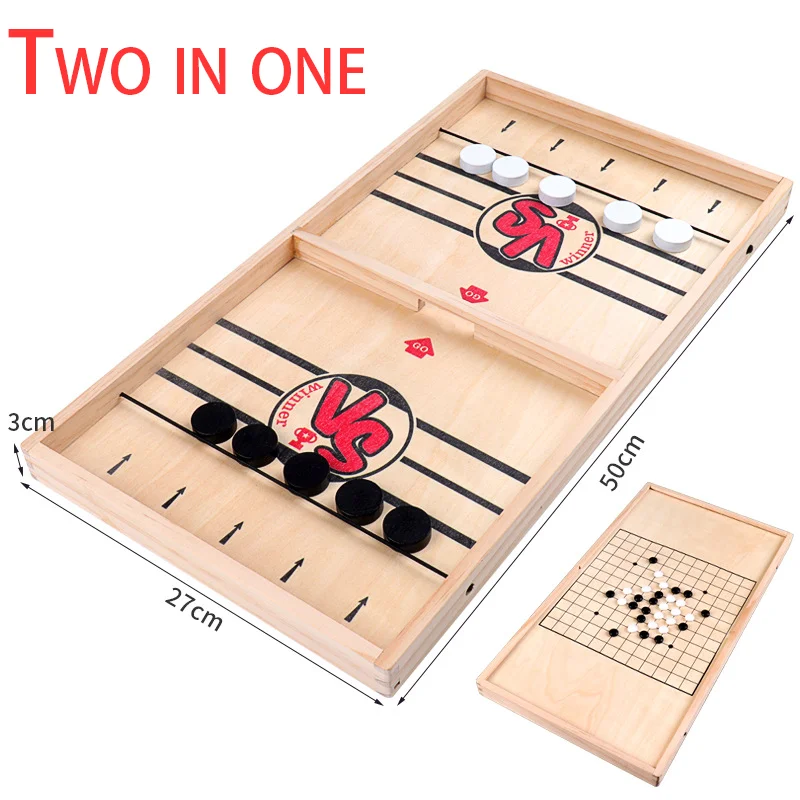 Fast Sling Puck Game Paced,Tinfence Table Desktop Battle,Winner Board Games Toys for Adults Parent-Child Interactive Chess Toy
Fast Sling Puck Game Paced,Tinfence Table Desktop Battle,Winner Board Games Toys for Adults Parent-Child Interactive Chess Toy
