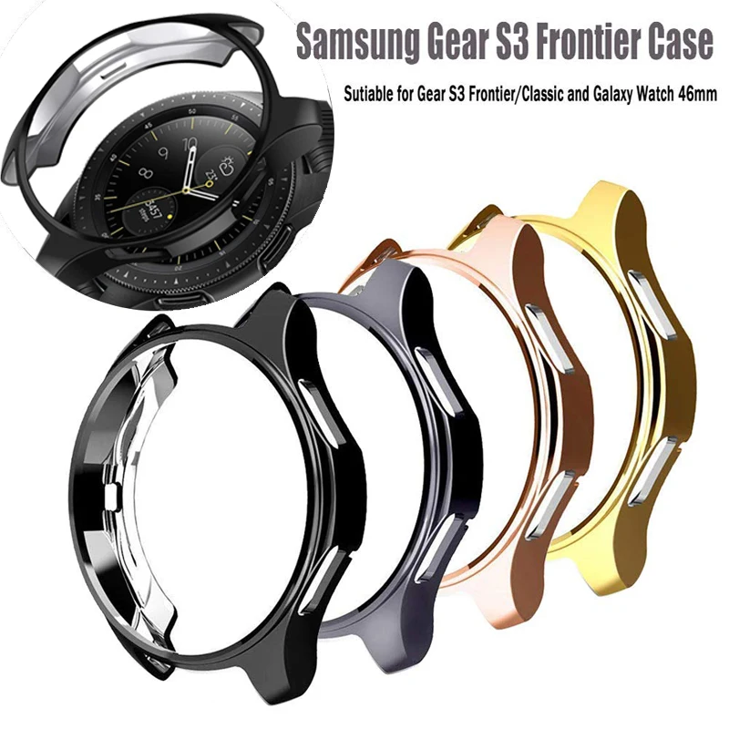 Чехол для часов samsung gear S3 Frontier Galaxy Watch 46 мм/42 мм чехол с покрытием из ТПУ