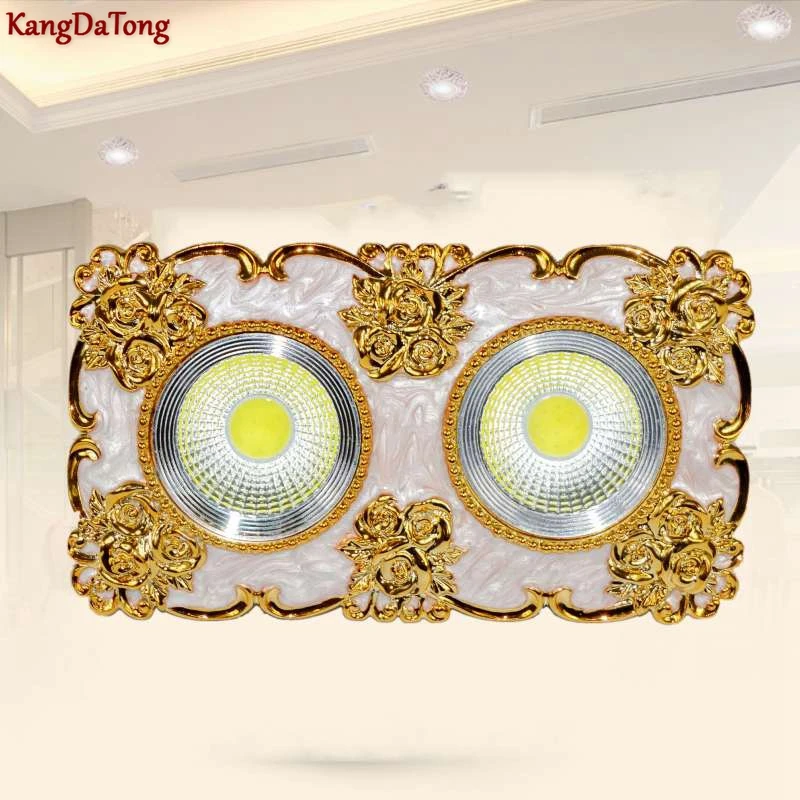 6W10W14W Double-Headed European Led Spot Light Sky Flower Light Cob Down Light Porch Hallway Living Room Cat Eye Bull Eye Light
6W10W14W Double-Headed European Led Spot Light Sky Flower Light Cob Down Light Porch Hallway Living Room Cat Eye Bull Eye Light
