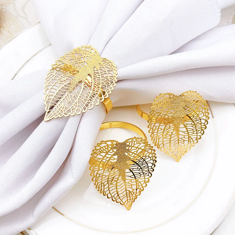6pcs Golden Leaves Napkin Ring Buckle Metal Hollow Napkin Buckle For Christmas Wedding Tableware Decor кольца для салфеток
6pcs Golden Leaves Napkin Ring Buckle Metal Hollow Napkin Buckle For Christmas Wedding Tableware Decor кольца для салфеток