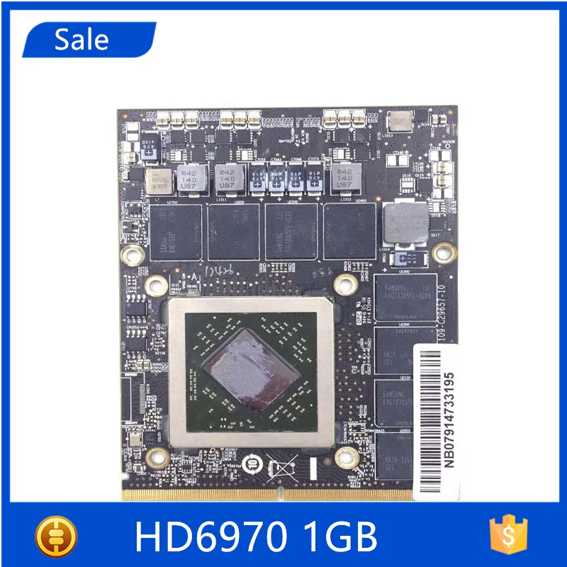 Kefu для Apple iMac 27 "A1312 HD6970 HD6970m HD 6970 м 1 г Гб 109 C29657 10 216 0811000 2011 видеокарта VRAM VGA GPU|vga