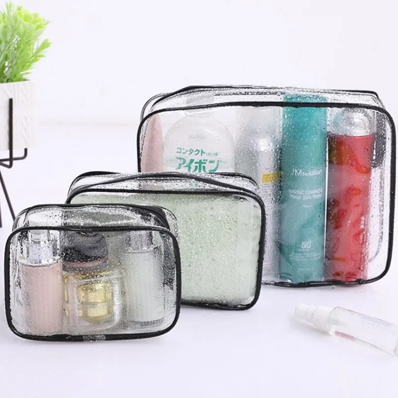 PVC Cosmetic Bag Transparent Storage Bag Travel Buggy Bag Skin Care Wash Bag Lazy Convenient Personal Hygiene Bag Waterproof
PVC Cosmetic Bag Transparent Storage Bag Travel Buggy Bag Skin Care Wash Bag Lazy Convenient Personal Hygiene Bag Waterproof