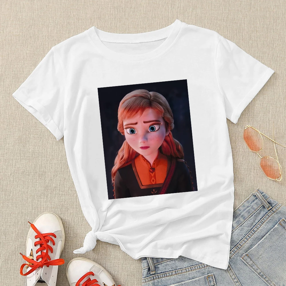 Disney Frozen Nimation Women Tshirt Brave Fearless Short Sleeve Anna Graphic Printed Personalized Tshirts Oversized Tee Trendy
Disney Frozen Nimation Women Tshirt Brave Fearless Short Sleeve Anna Graphic Printed Personalized Tshirts Oversized Tee Trendy