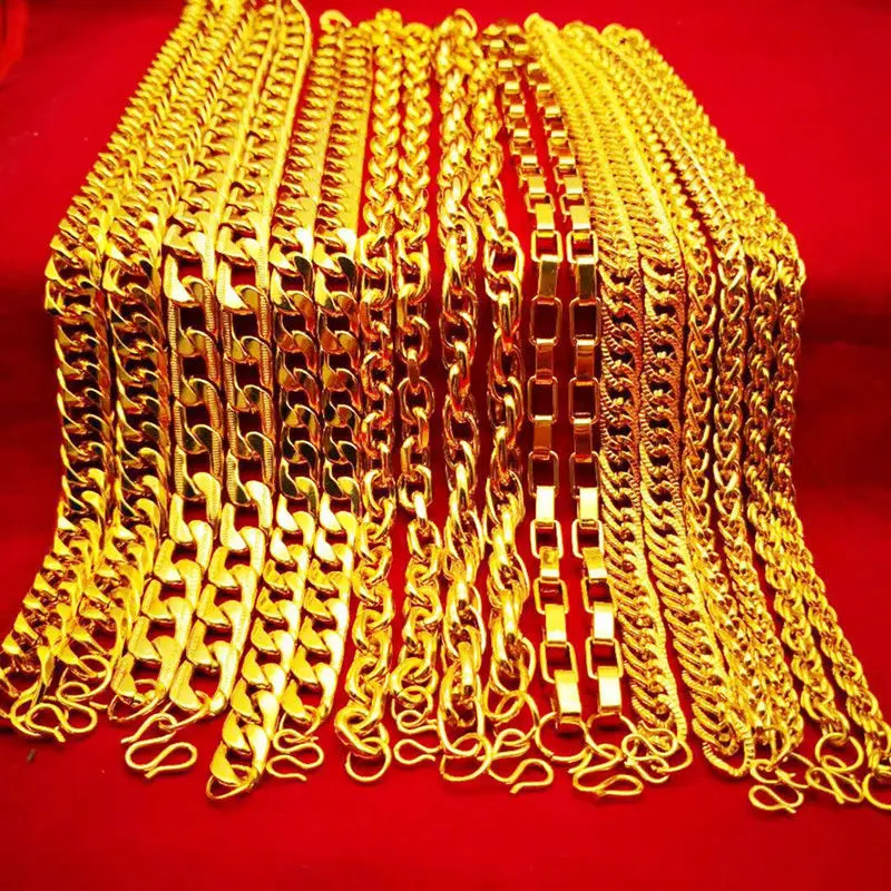Stainless Steel Gold Necklace Chains Bulk For DIY Jewelry Findings Making Materials Handmade Supplies Curb Cuban Chokers Craft
Stainless Steel Gold Necklace Chains Bulk For DIY Jewelry Findings Making Materials Handmade Supplies Curb Cuban Chokers Craft